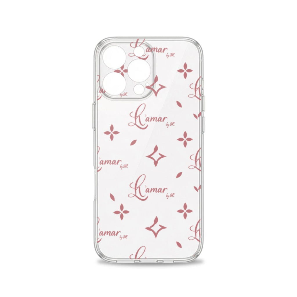 Capa iPhone 16 Series Rose Gold- H'AMAR Logo