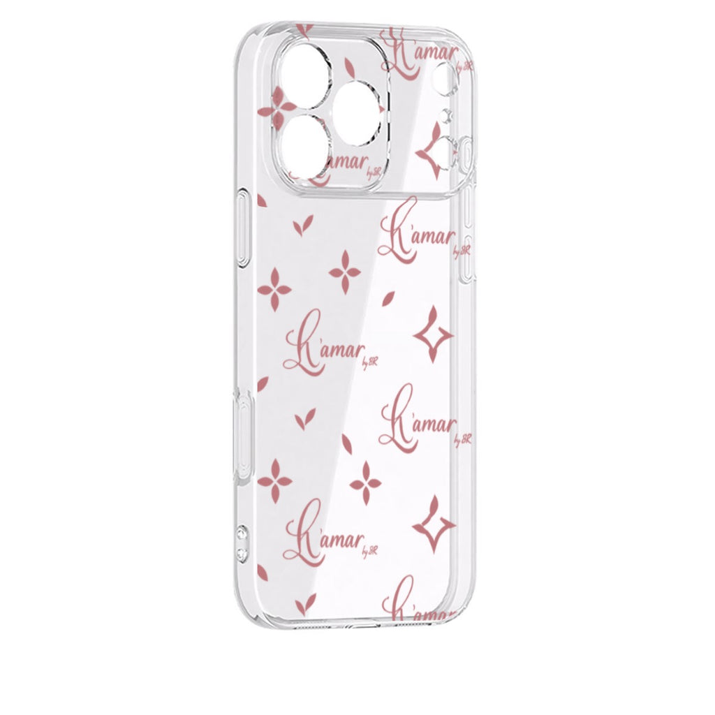 Capa iPhone 17 Series Rose Gold - H'AMAR Logo