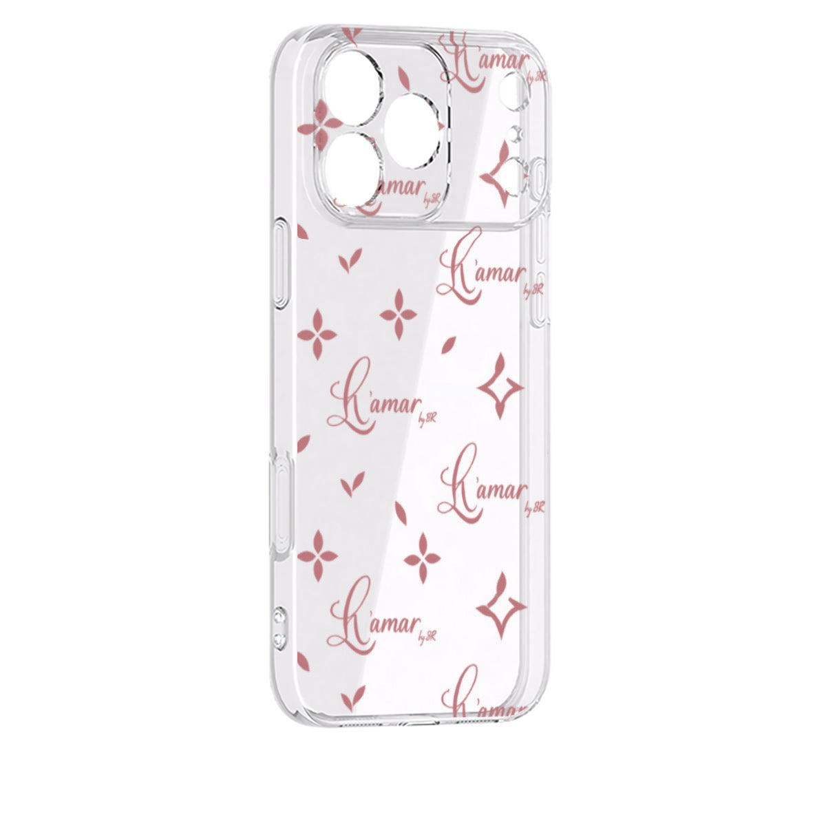 Capa iPhone 17 Series Rose Gold - H'AMAR Logo