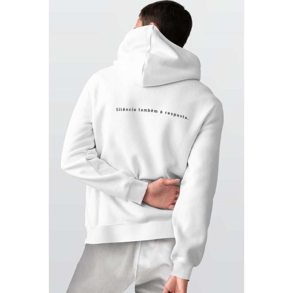 Hoodie Masculino - Silêncio