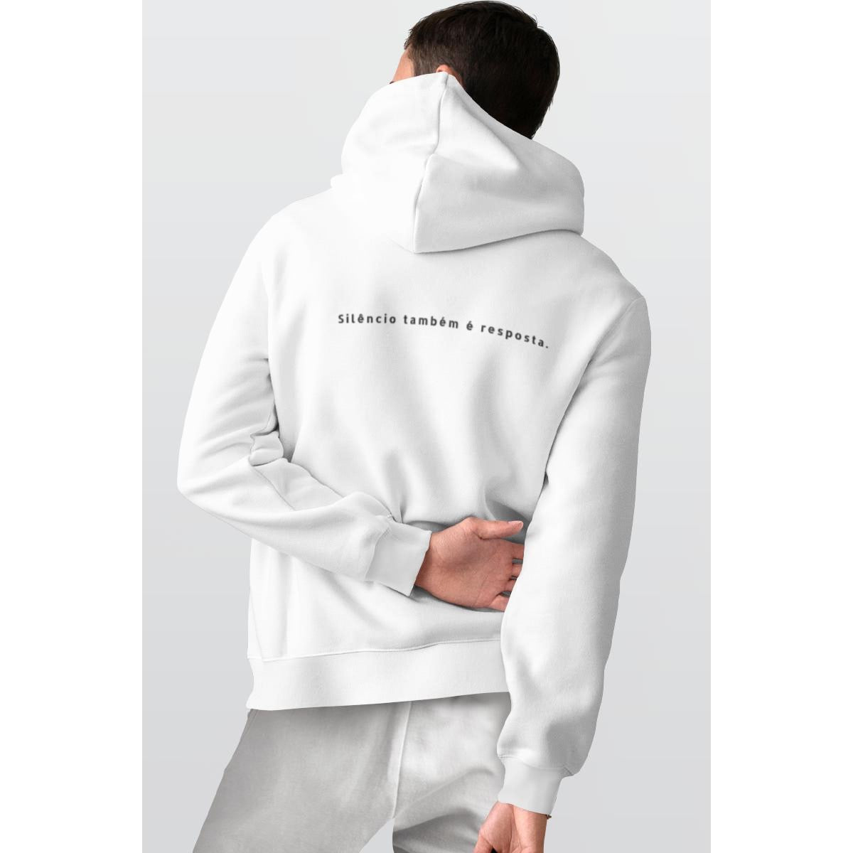 Hoodie Masculino - Silêncio