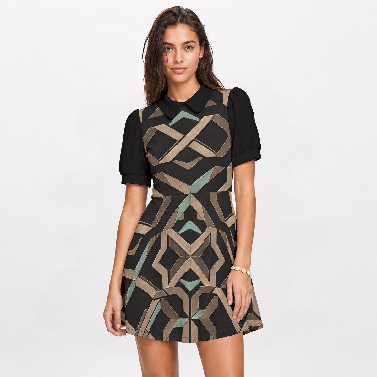 Vestido Curto Retro Geometric | H'amar