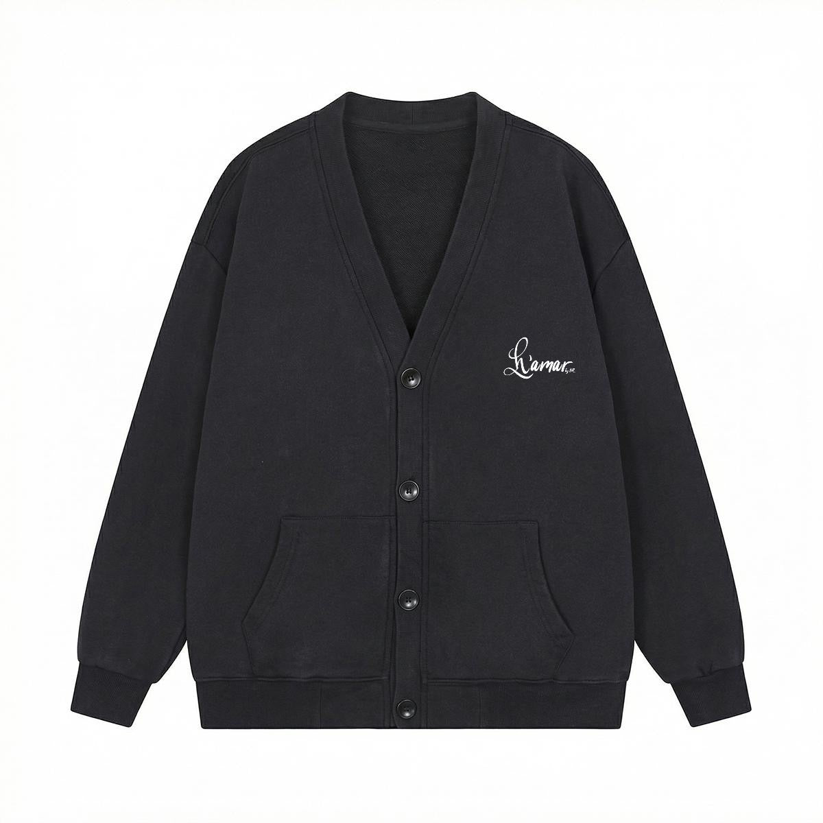 Casaco Cardigan Masculino de Botões em Algodão Relaxed Fit | HAMAR Logo