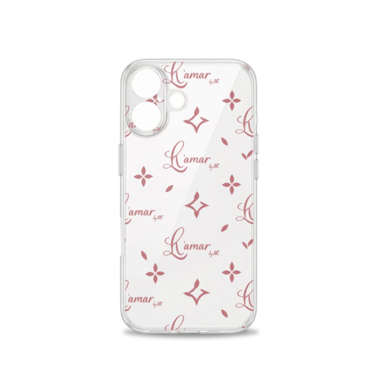 Capa iPhone 16 Series Rose Gold- H'AMAR Logo