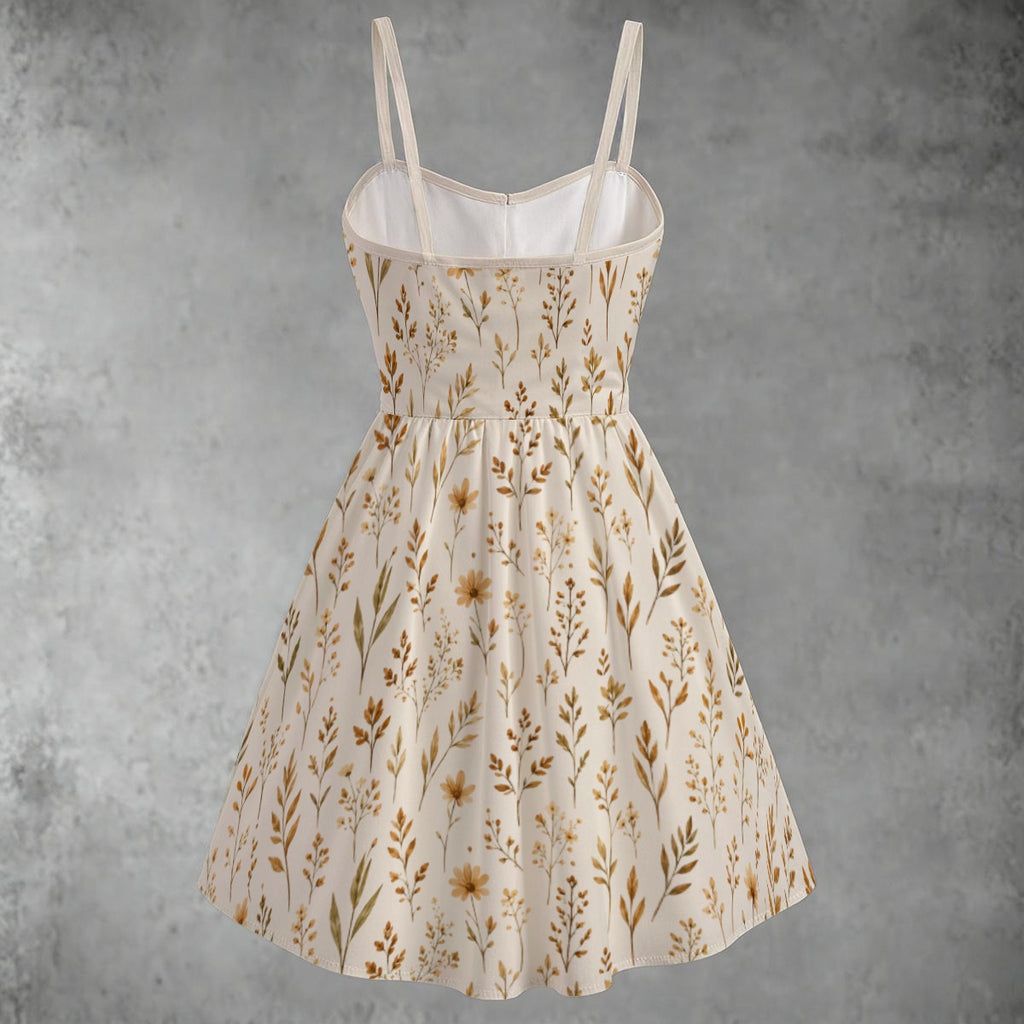 Vestido Curto com Alças Finas