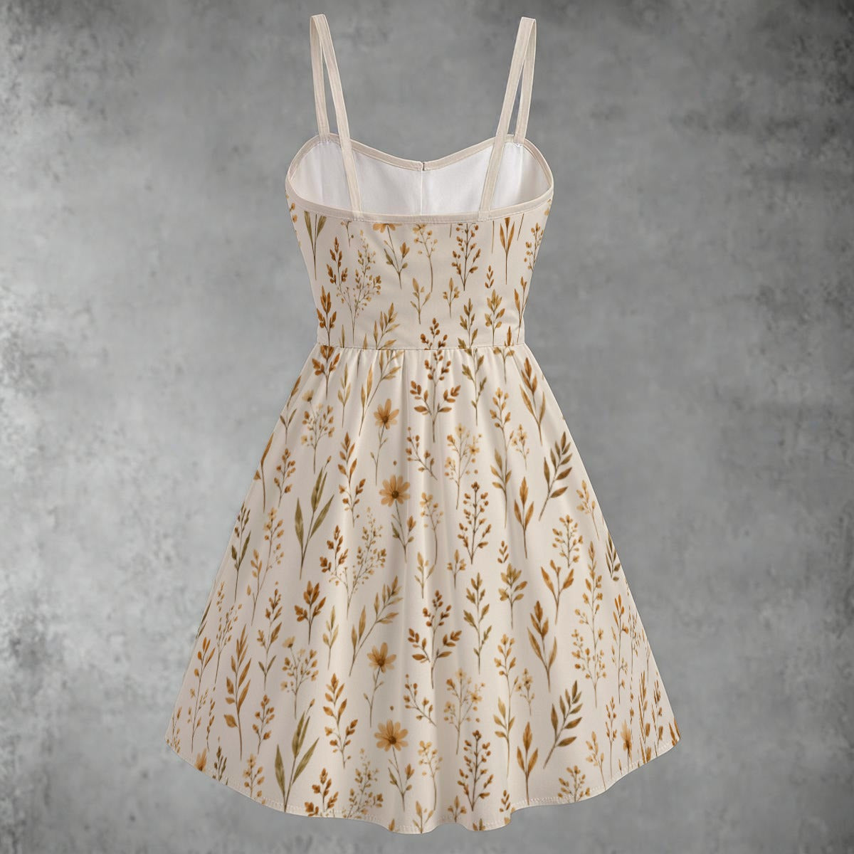 Vestido Curto com Alças Finas