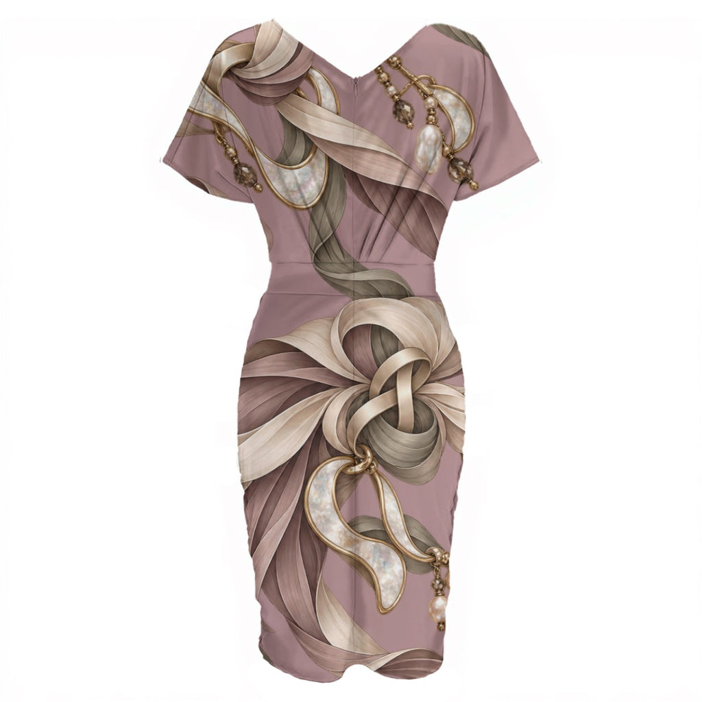Vestido Midi Rose Pearl | H'amar