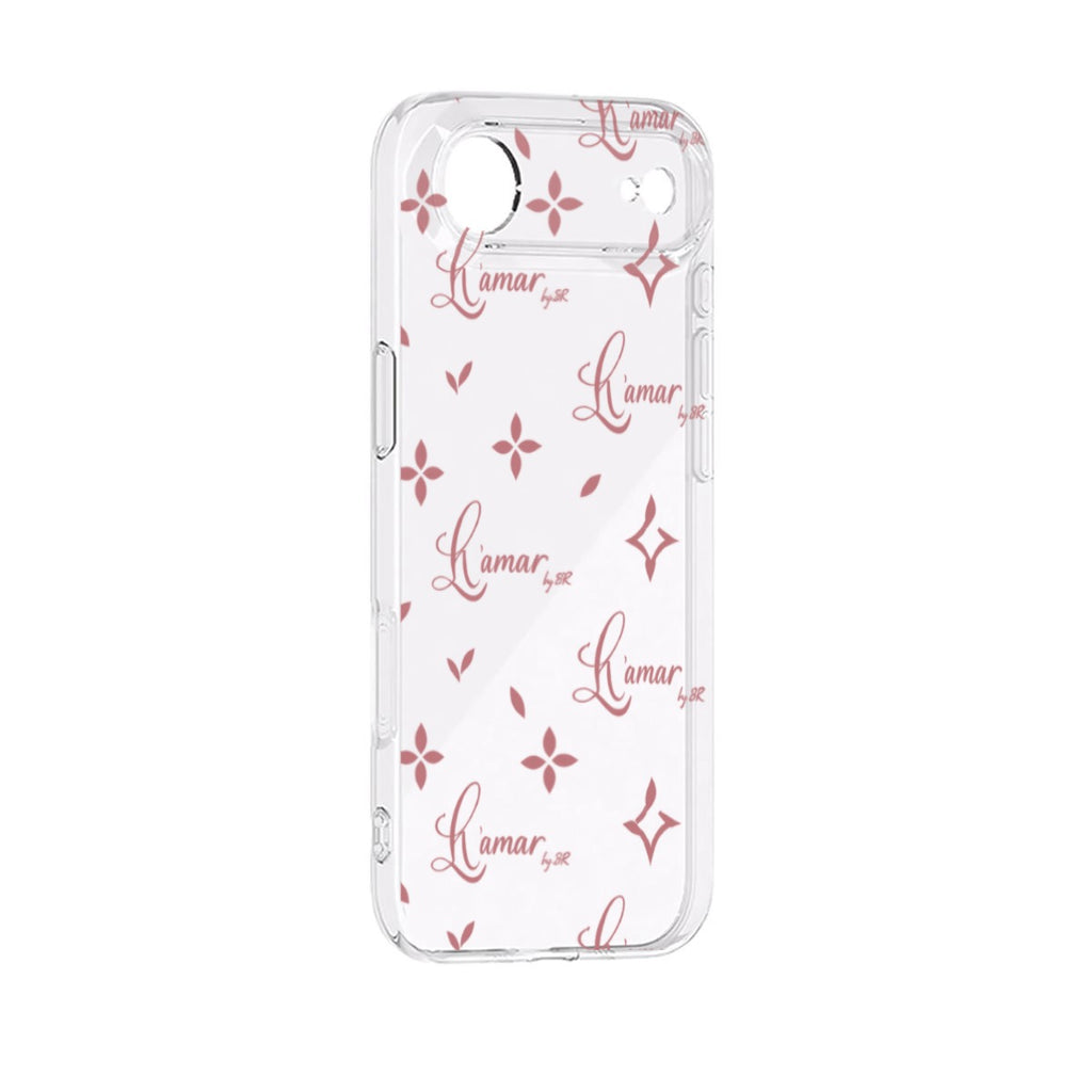 Capa iPhone 17 Series Rose Gold - H'AMAR Logo