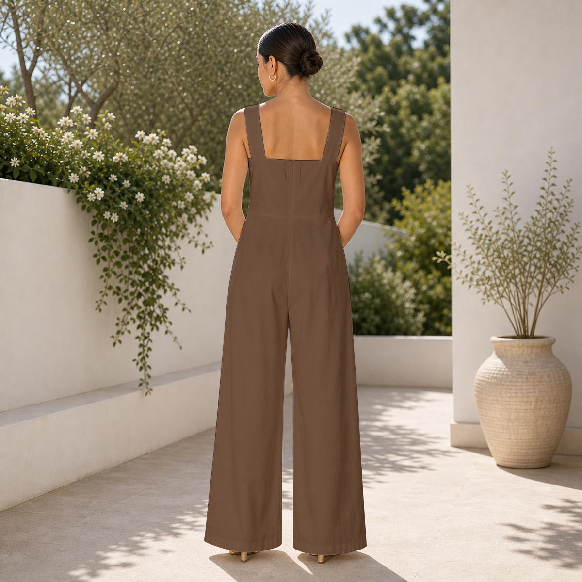 Macacão Wide Leg