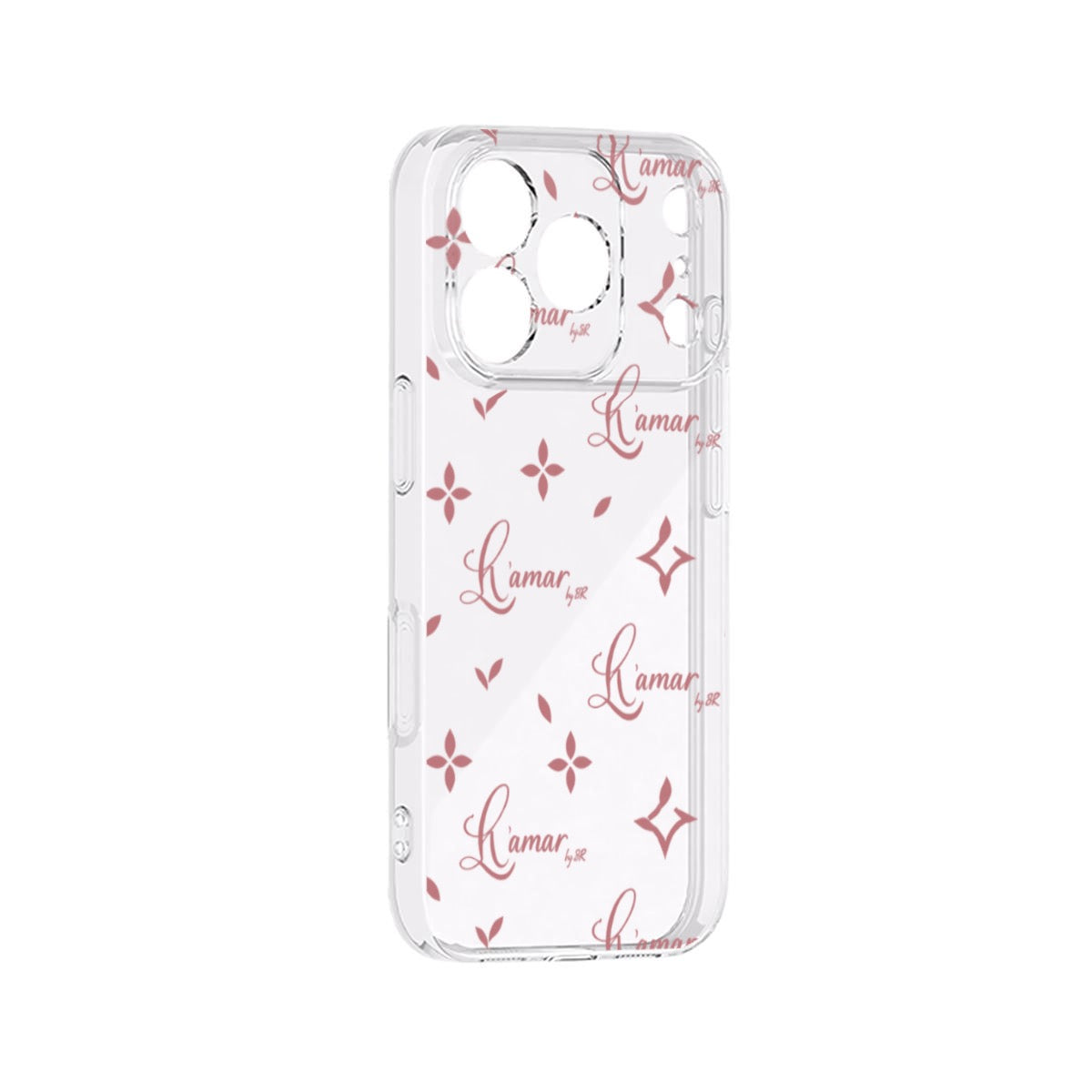 Capa iPhone 17 Series Rose Gold - H'AMAR Logo