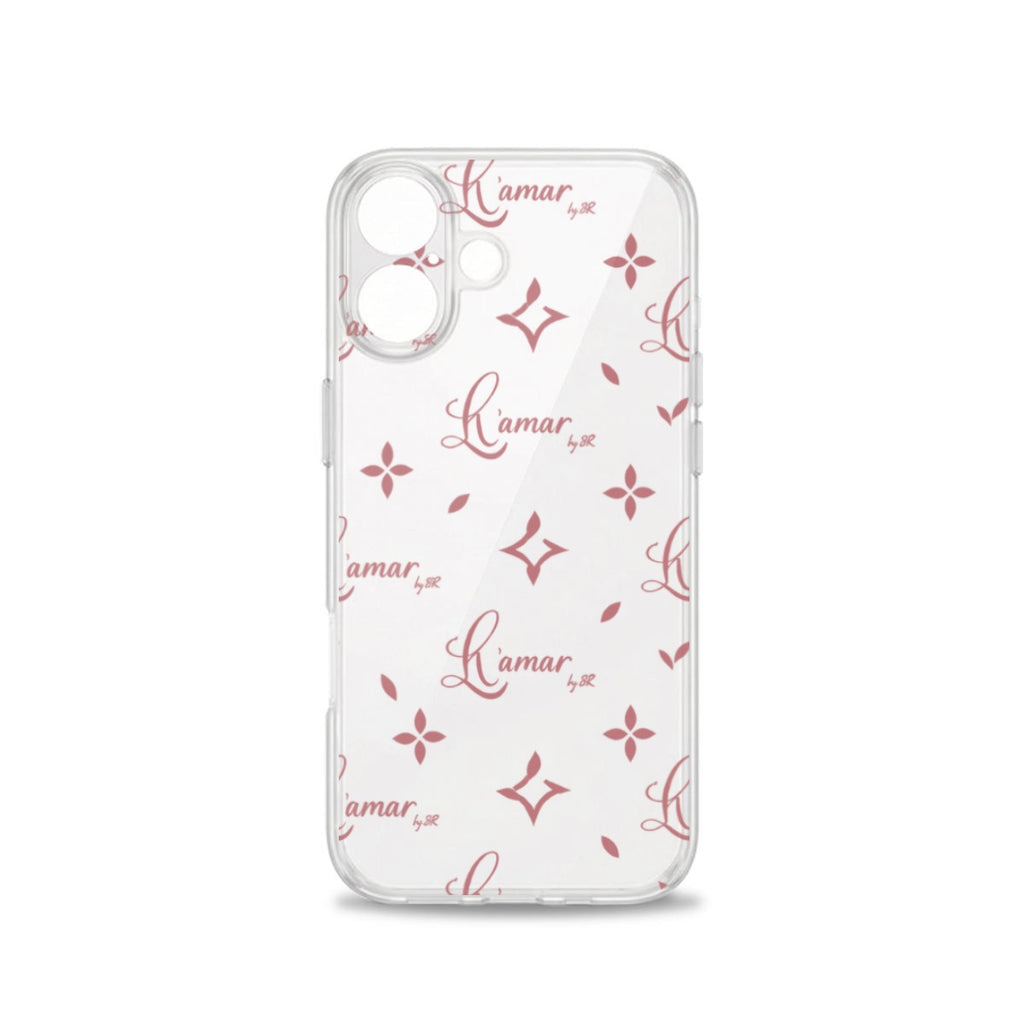 Capa iPhone 16 Series Rose Gold- H'AMAR Logo