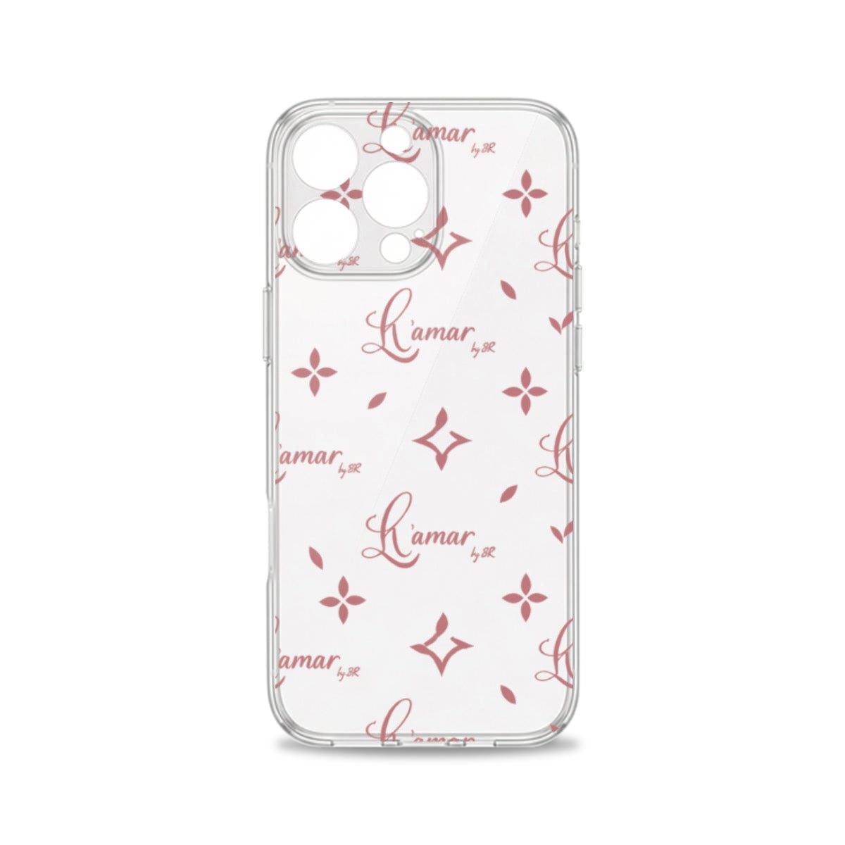 Capa iPhone 16 Series Rose Gold- H'AMAR Logo