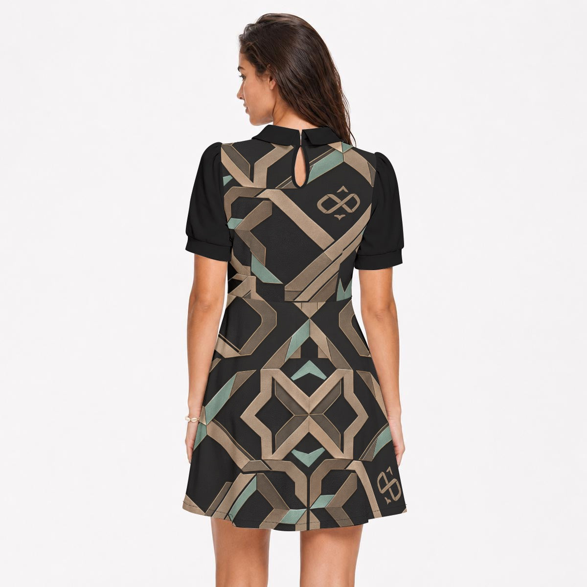 Vestido Curto Retro Geometric | H'amar