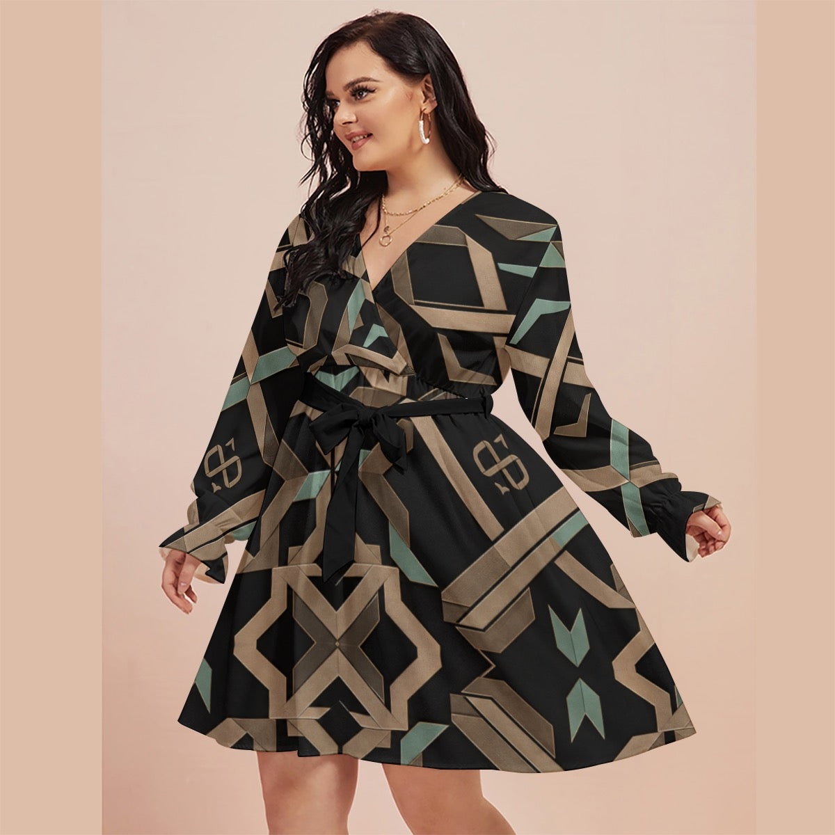Vestido Curto Retro Geometric | H'amar