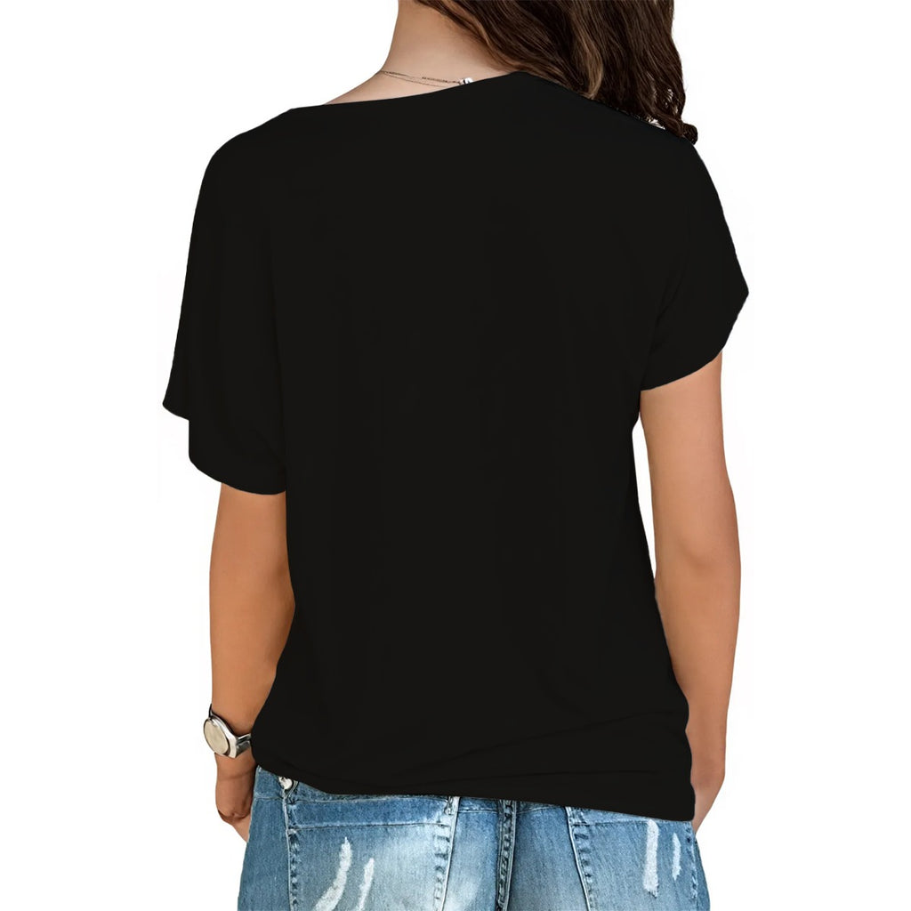 T-shirt Assimétrica Preta | HAMAR Essenciais