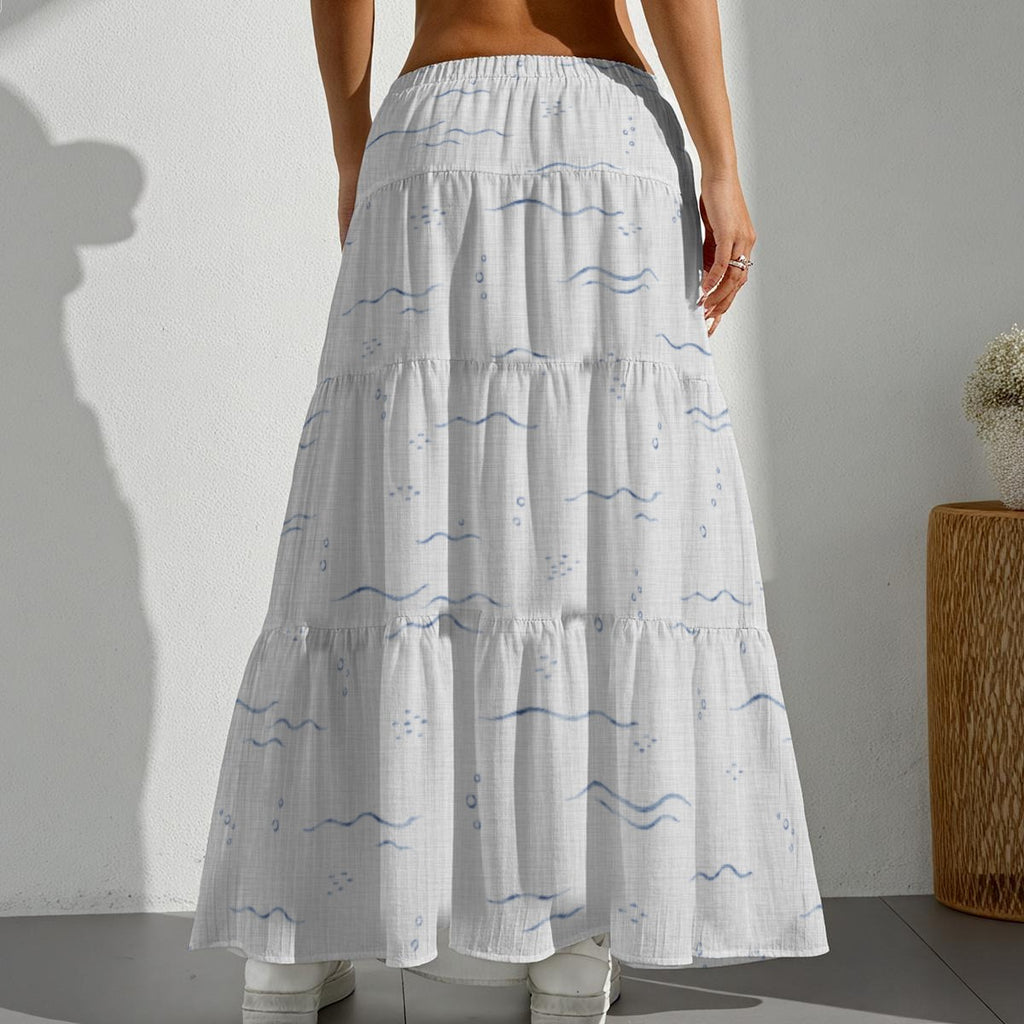 Saia Comprida Boho Chic Elegante