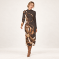 Vestido Maxi Reversível Golden Chain | H'amar